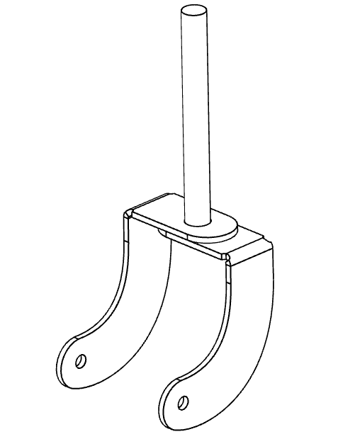 Zero Turn Wheel Yoke