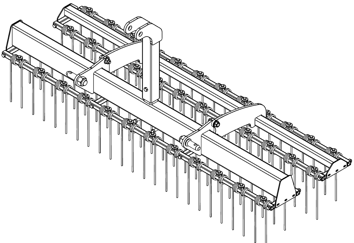 HD 3-Point Dethatchers