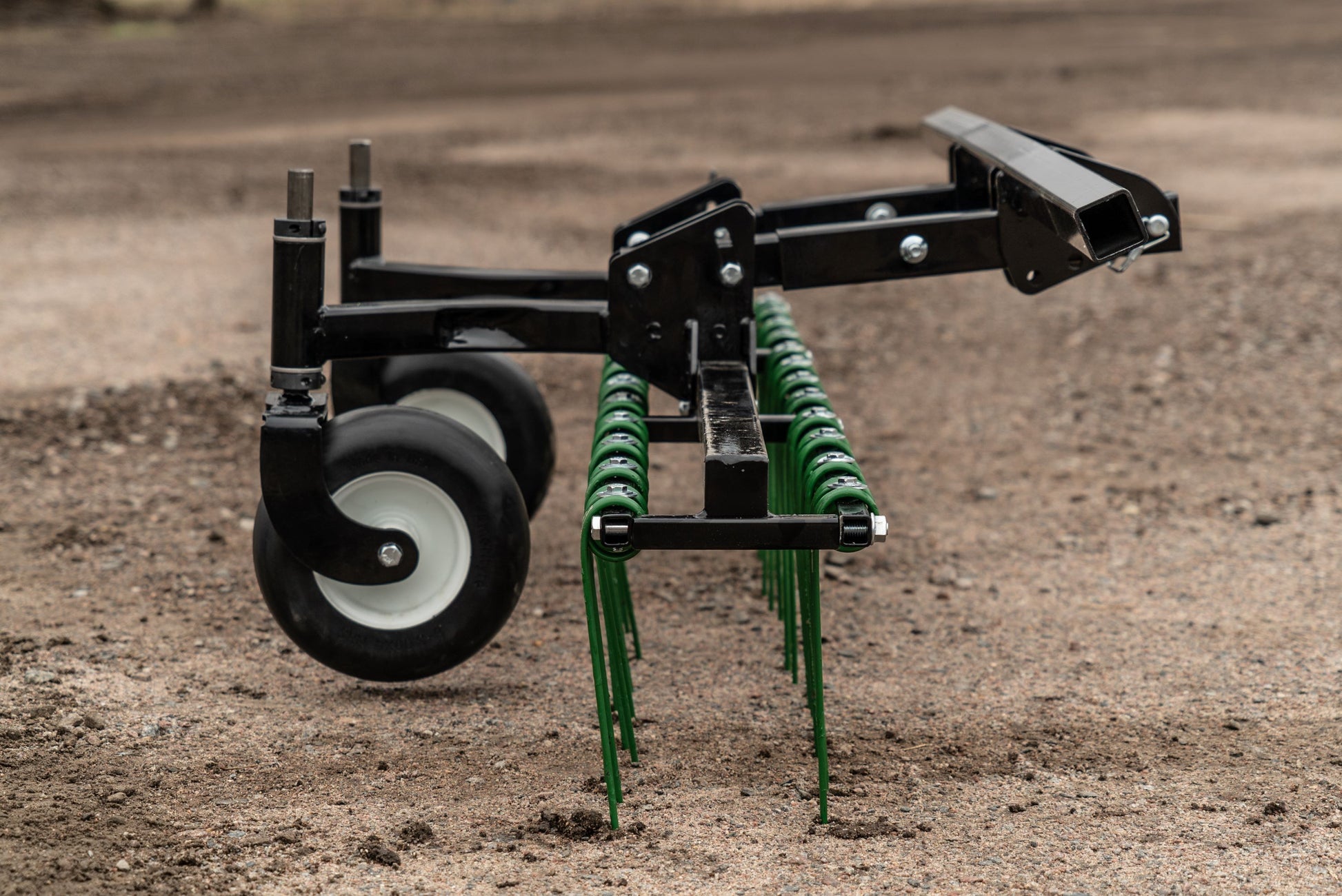 Front Mount Dethatcher Power Rake Attachment For Mower Zero Turn