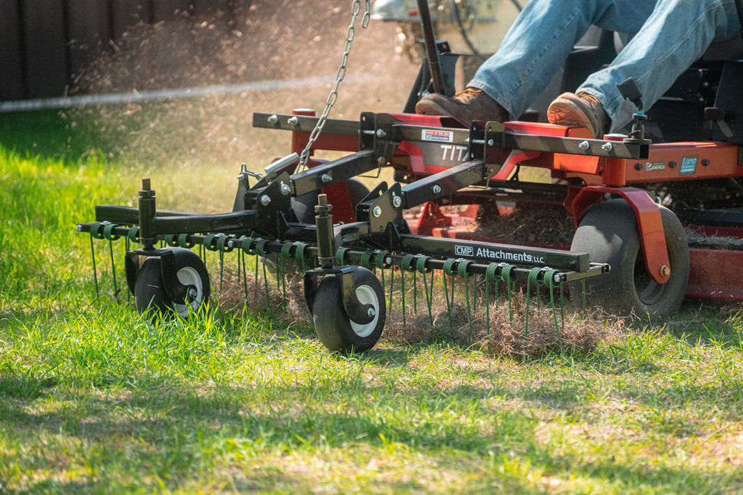 USA Made Heavy Duty Lawn Dethatchers – CMP Dethatchers
