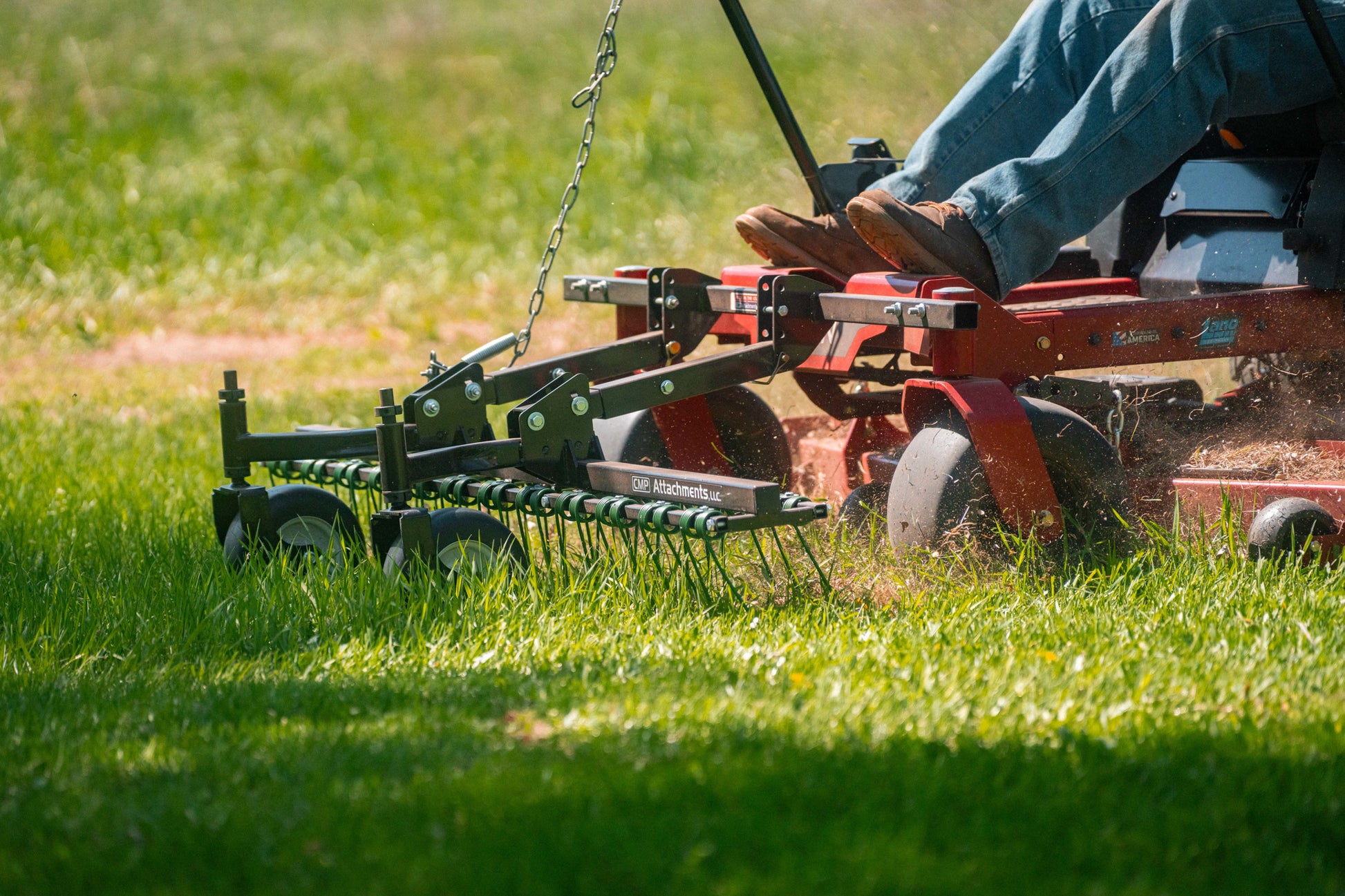 Zero Turn Mower Thatch Mower Zero Turn Lawn Mower Dethatcher Agri