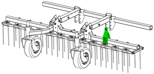 Zero Turn Lifting Brackets, Pair